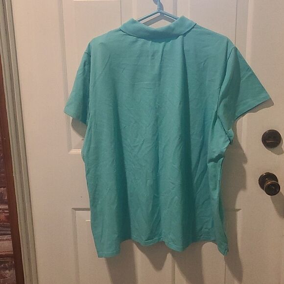 Woman's 2X St John's Bay Blue Classic Polo - Picture 5 of 6